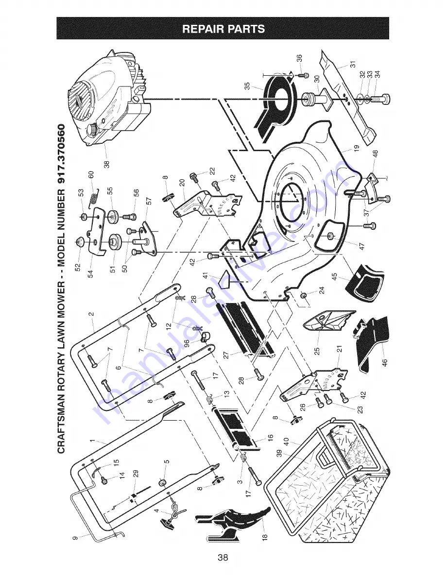 Craftsman 917.370560 Owner'S Manual Download Page 38