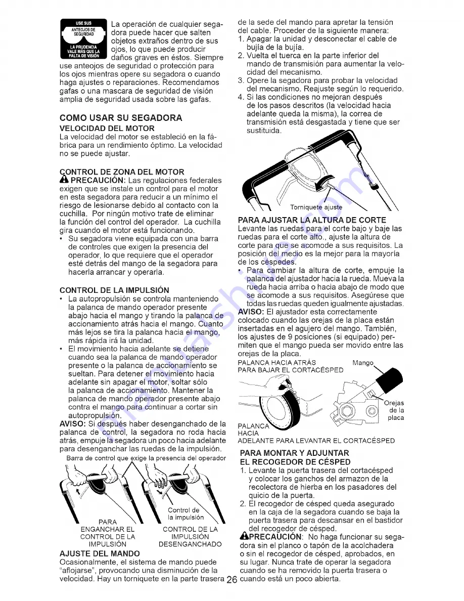 Craftsman 917.370565 Owner'S Manual Download Page 26