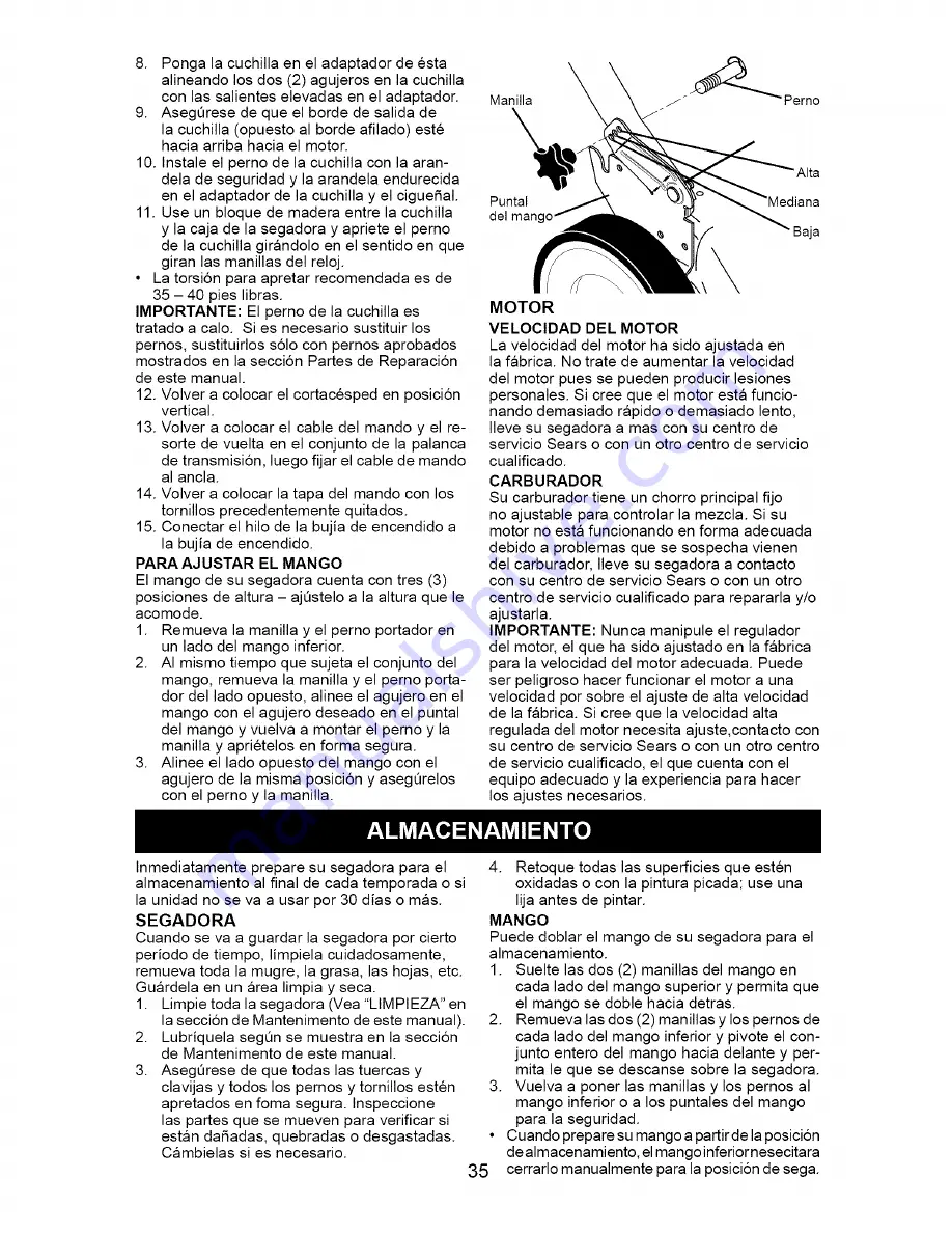 Craftsman 917.370580 Owner'S Manual Download Page 35