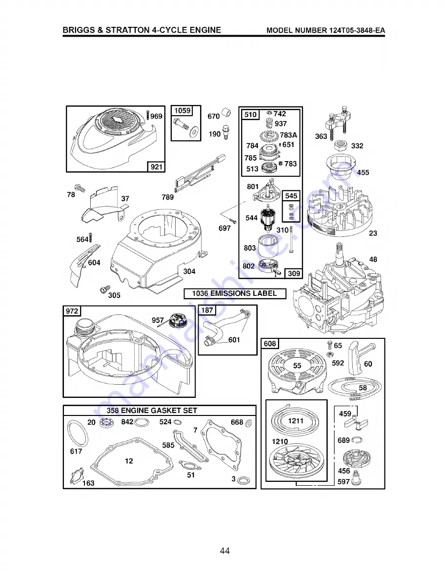 Craftsman 917.370580 Owner'S Manual Download Page 44