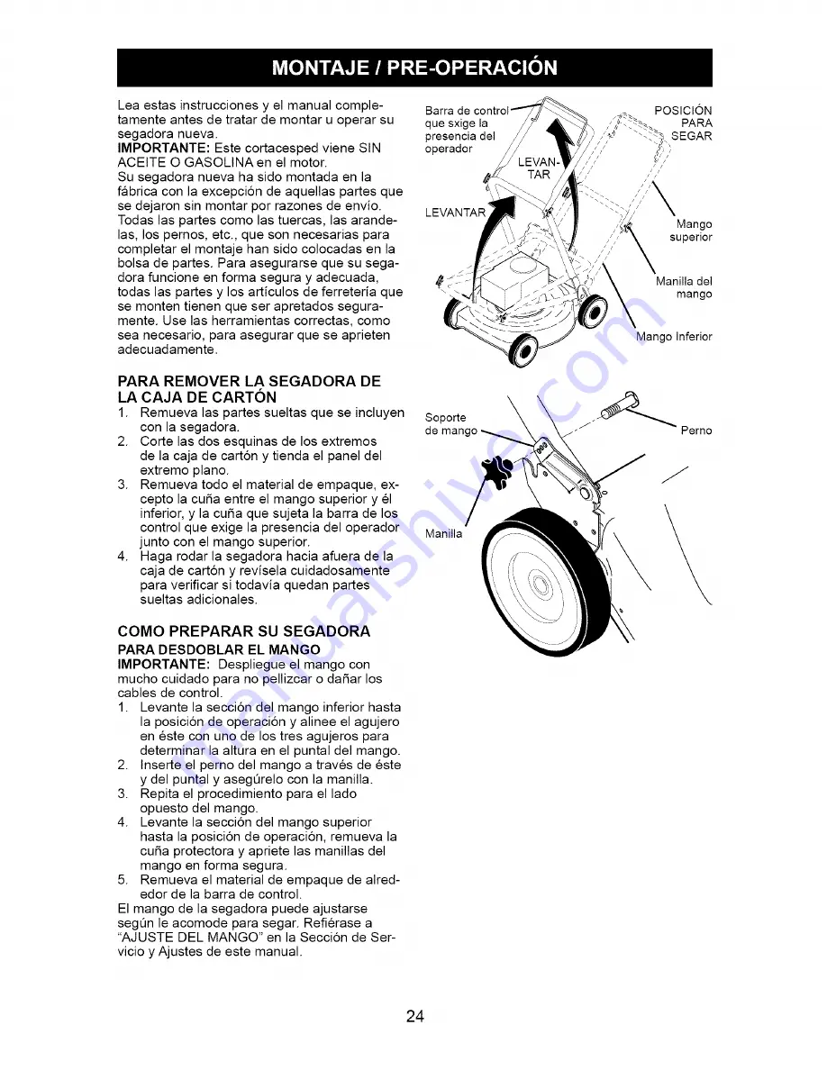 Craftsman 917.370583 Owner'S Manual Download Page 24