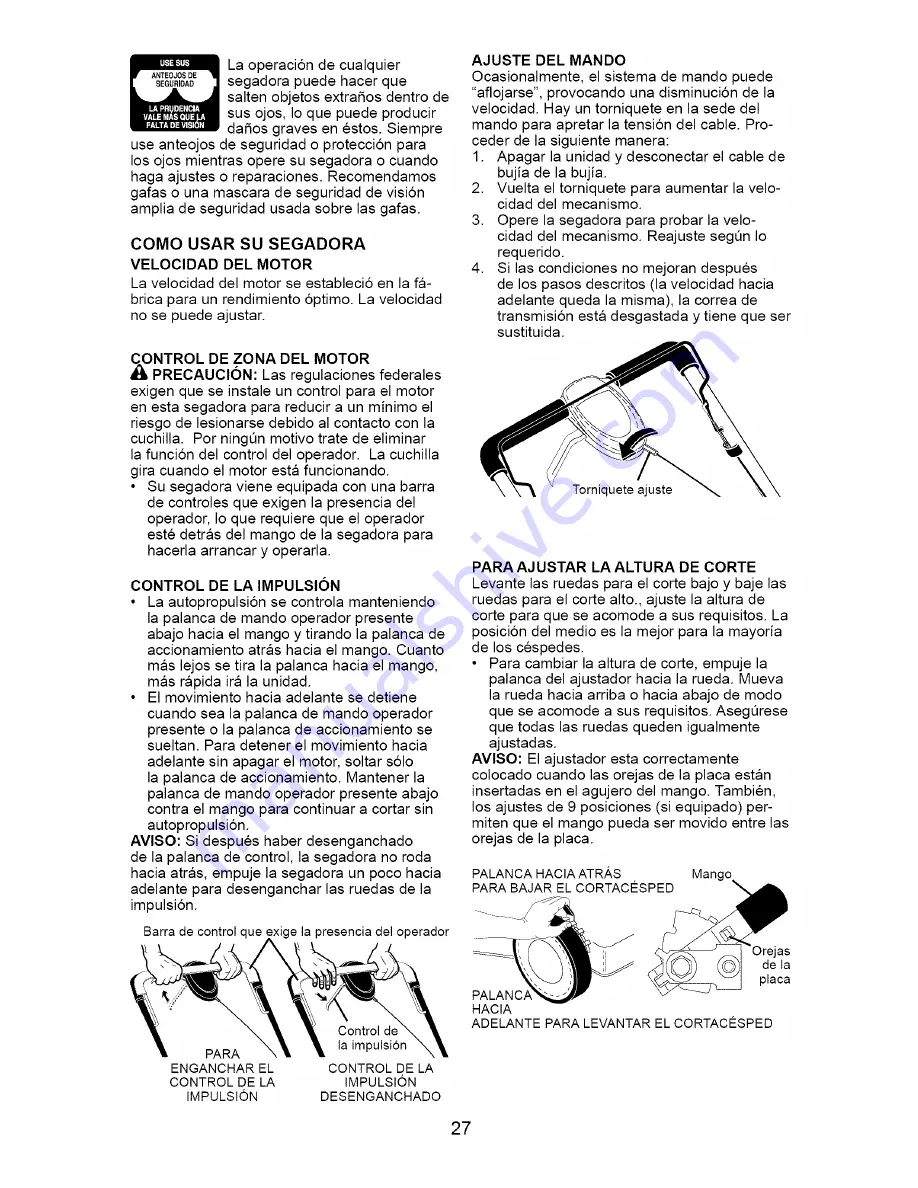 Craftsman 917.370584 Скачать руководство пользователя страница 27