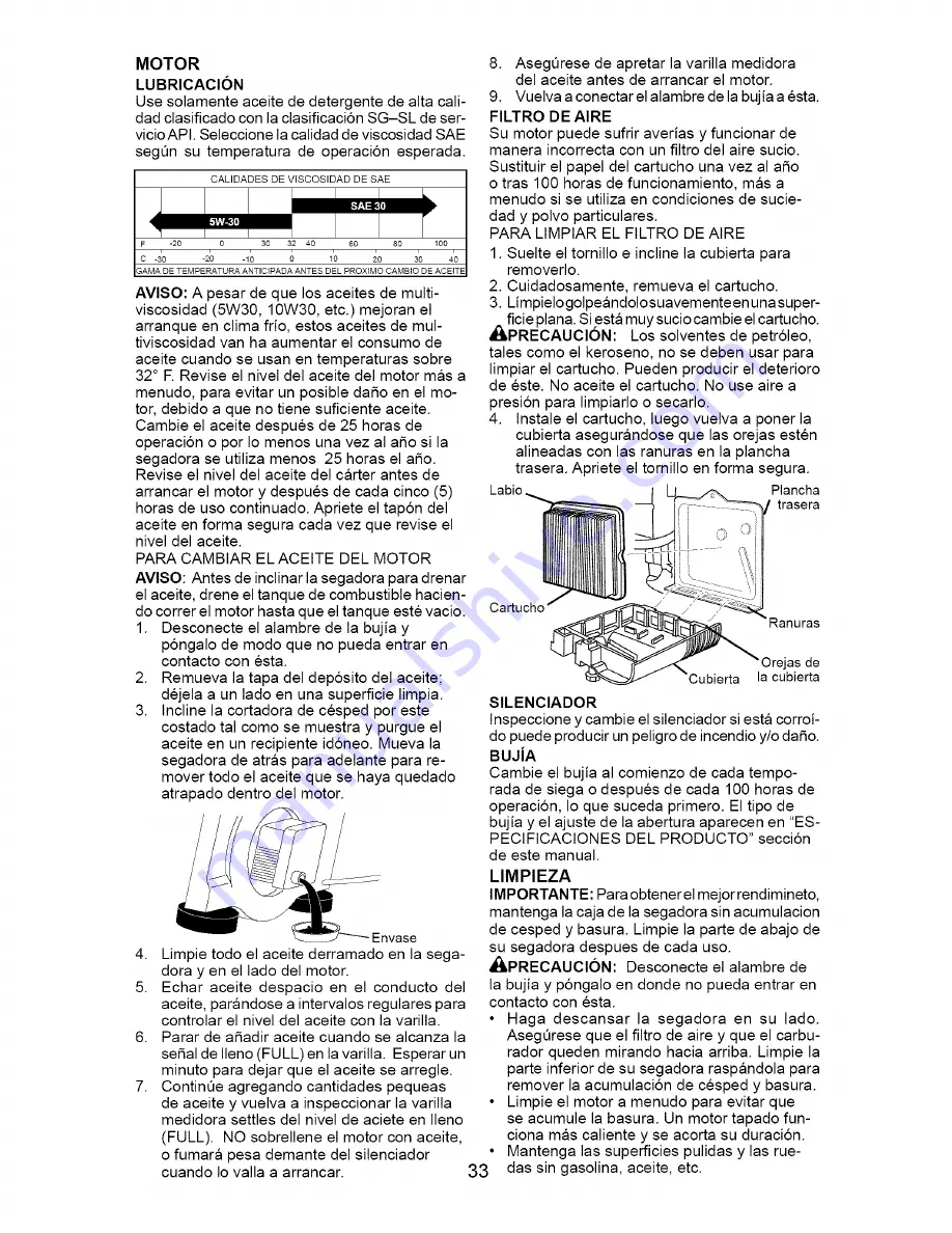 Craftsman 917.370584 Owner'S Manual Download Page 33