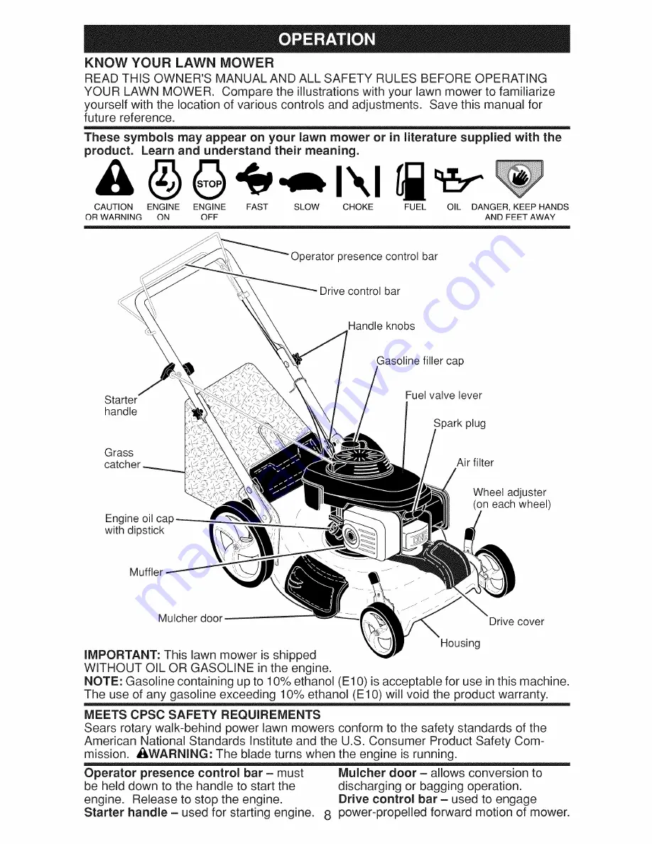 Craftsman 917.370603 Скачать руководство пользователя страница 8