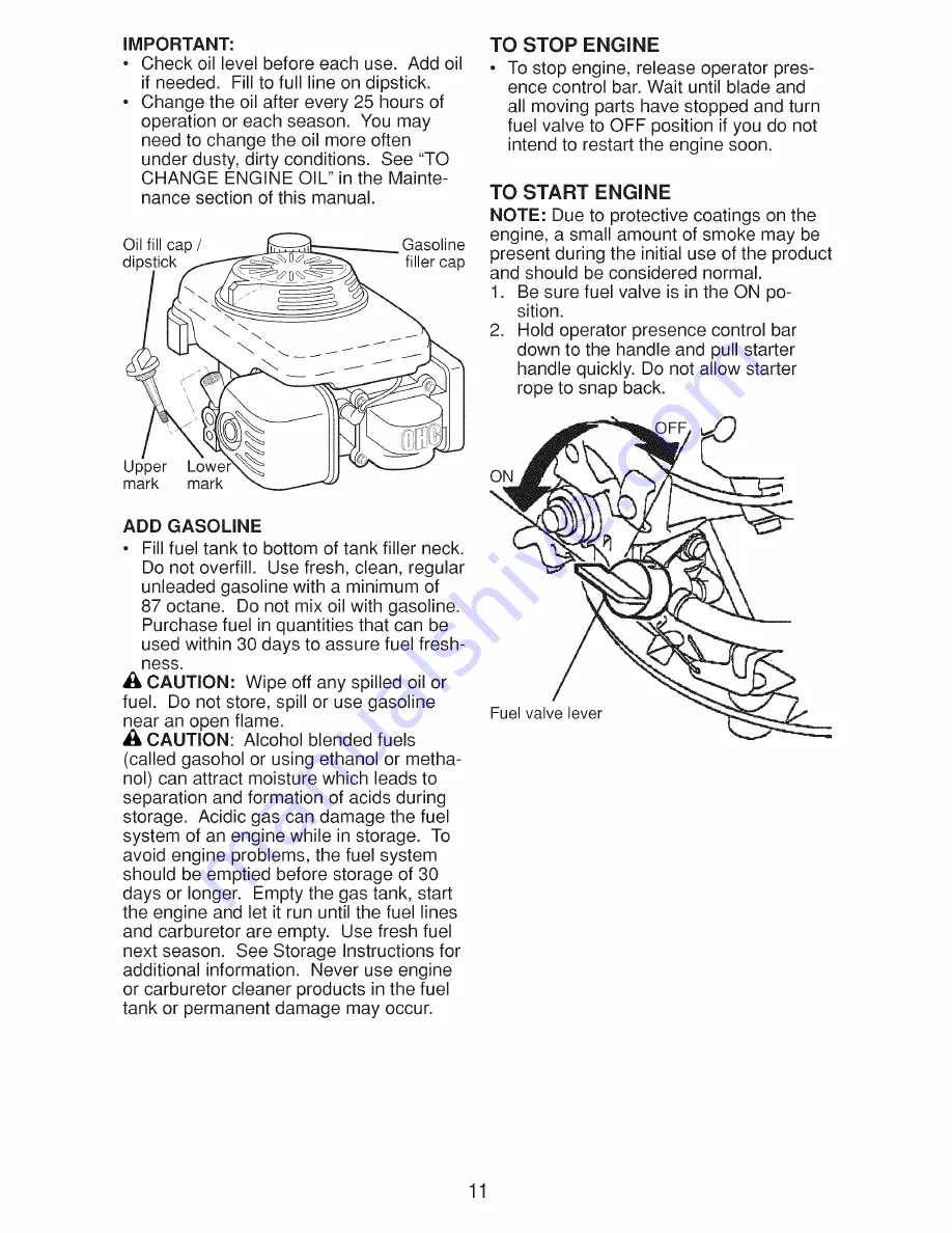 Craftsman 917.370604 Owner'S Manual Download Page 11