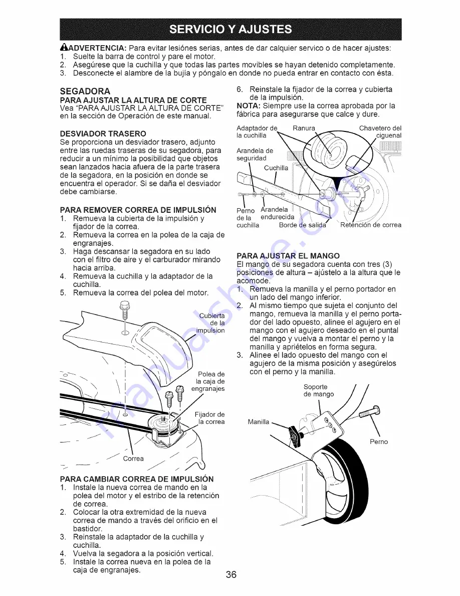 Craftsman 917.370660 Owner'S Manual Download Page 36