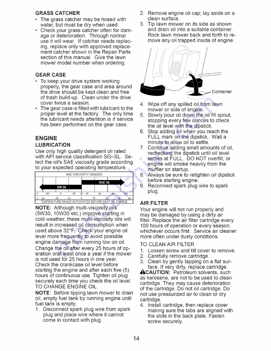 Craftsman 917.370680 Owner'S Manual Download Page 62