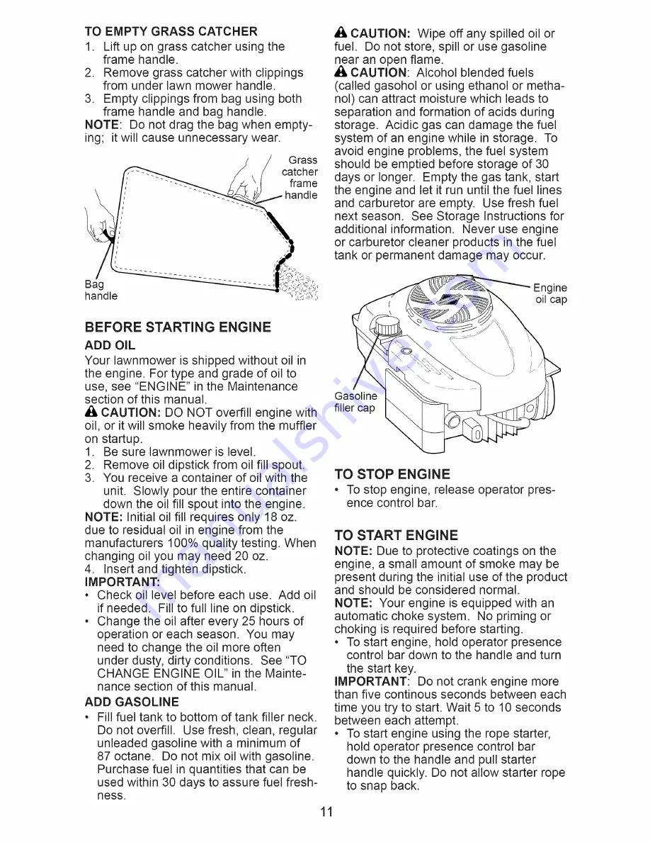 Craftsman 917.370692 Скачать руководство пользователя страница 11