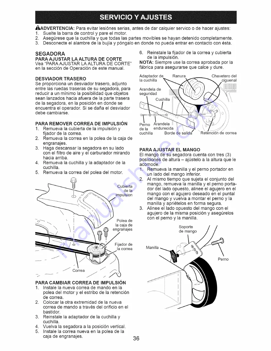 Craftsman 917.370692 Скачать руководство пользователя страница 36