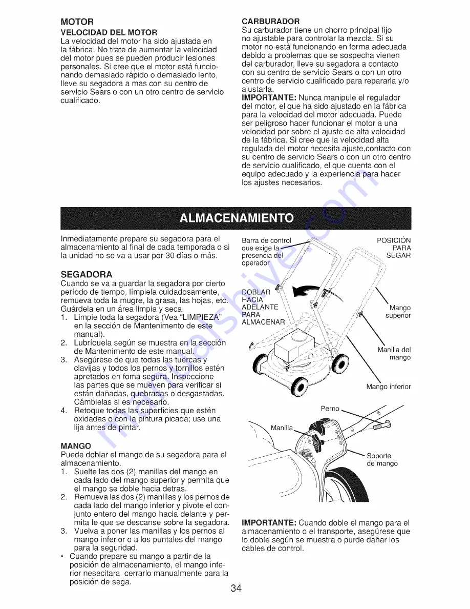 Craftsman 917.370701 Owner'S Manual Download Page 34