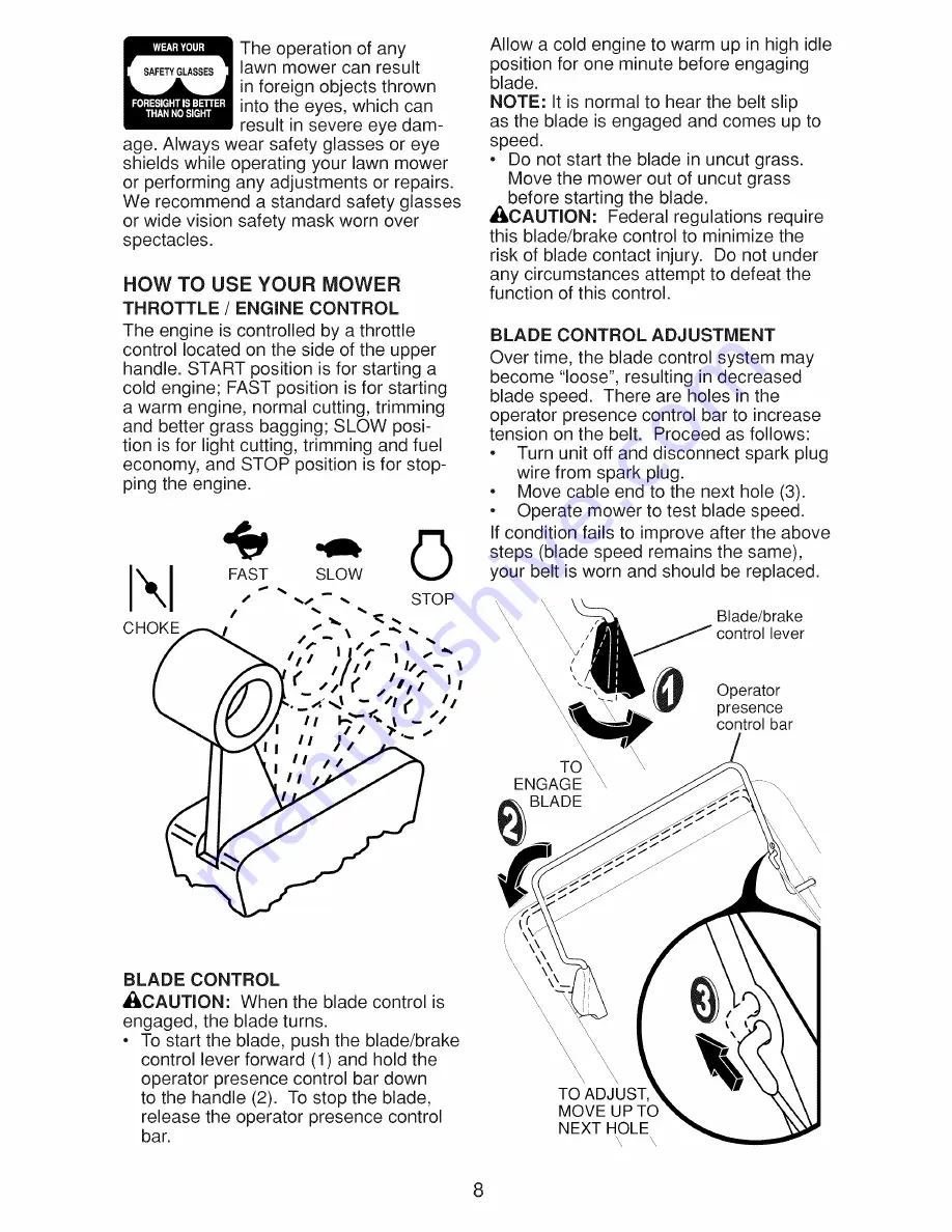 Craftsman 917.370701 Owner'S Manual Download Page 56