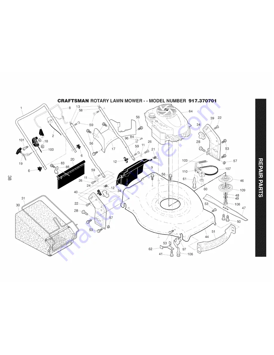 Craftsman 917.370701 Owner'S Manual Download Page 86