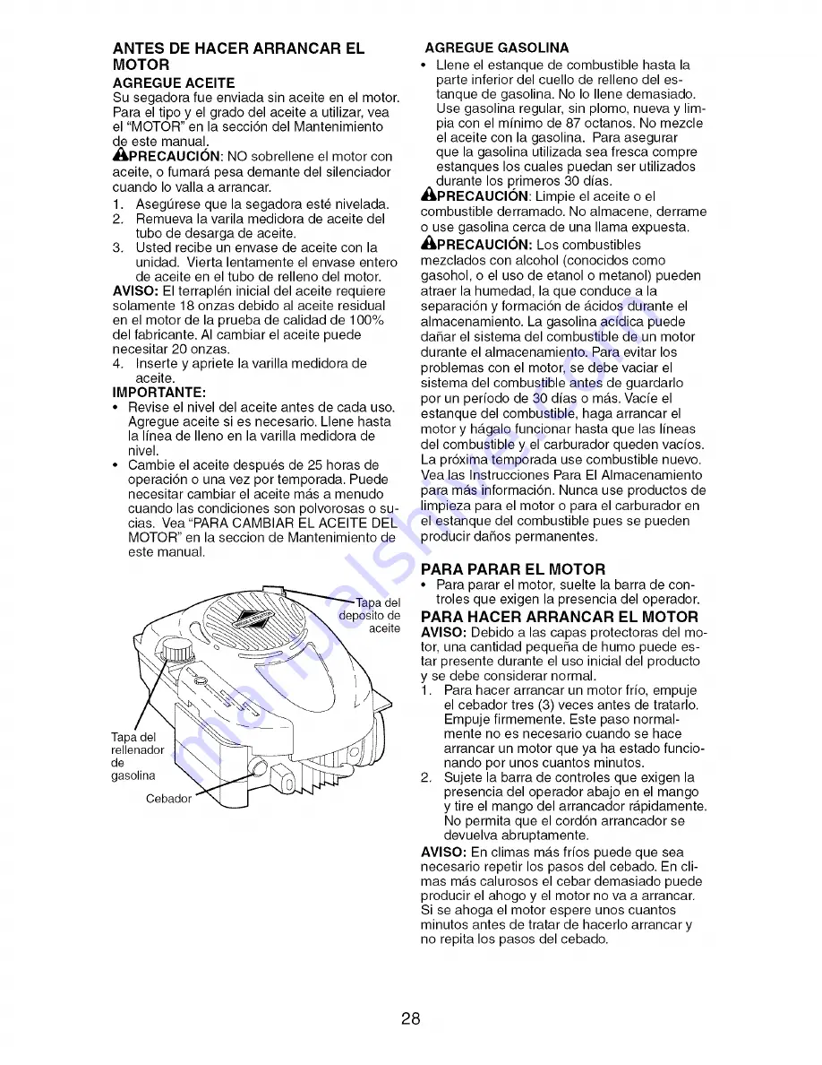 Craftsman 917.370712 Owner'S Manual Download Page 28