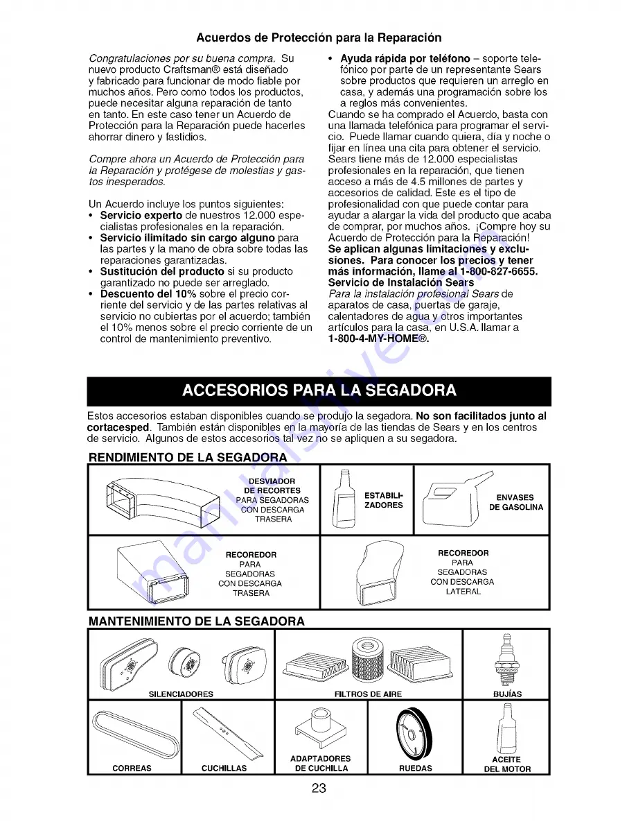 Craftsman 917.370714 Owner'S Manual Download Page 23