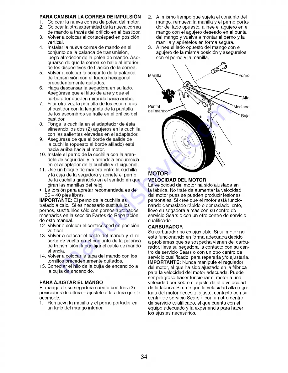 Craftsman 917.370714 Owner'S Manual Download Page 34