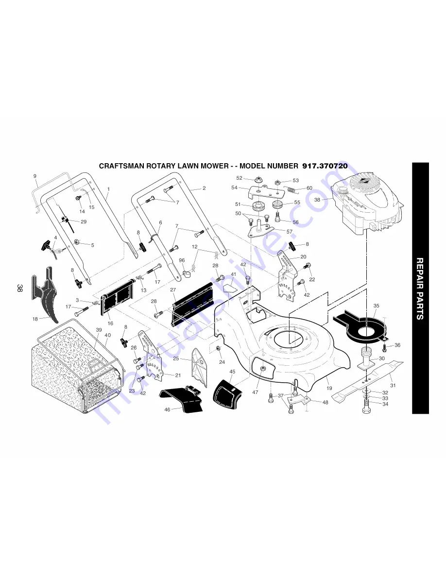 Craftsman 917.370720 Owner'S Manual Download Page 38