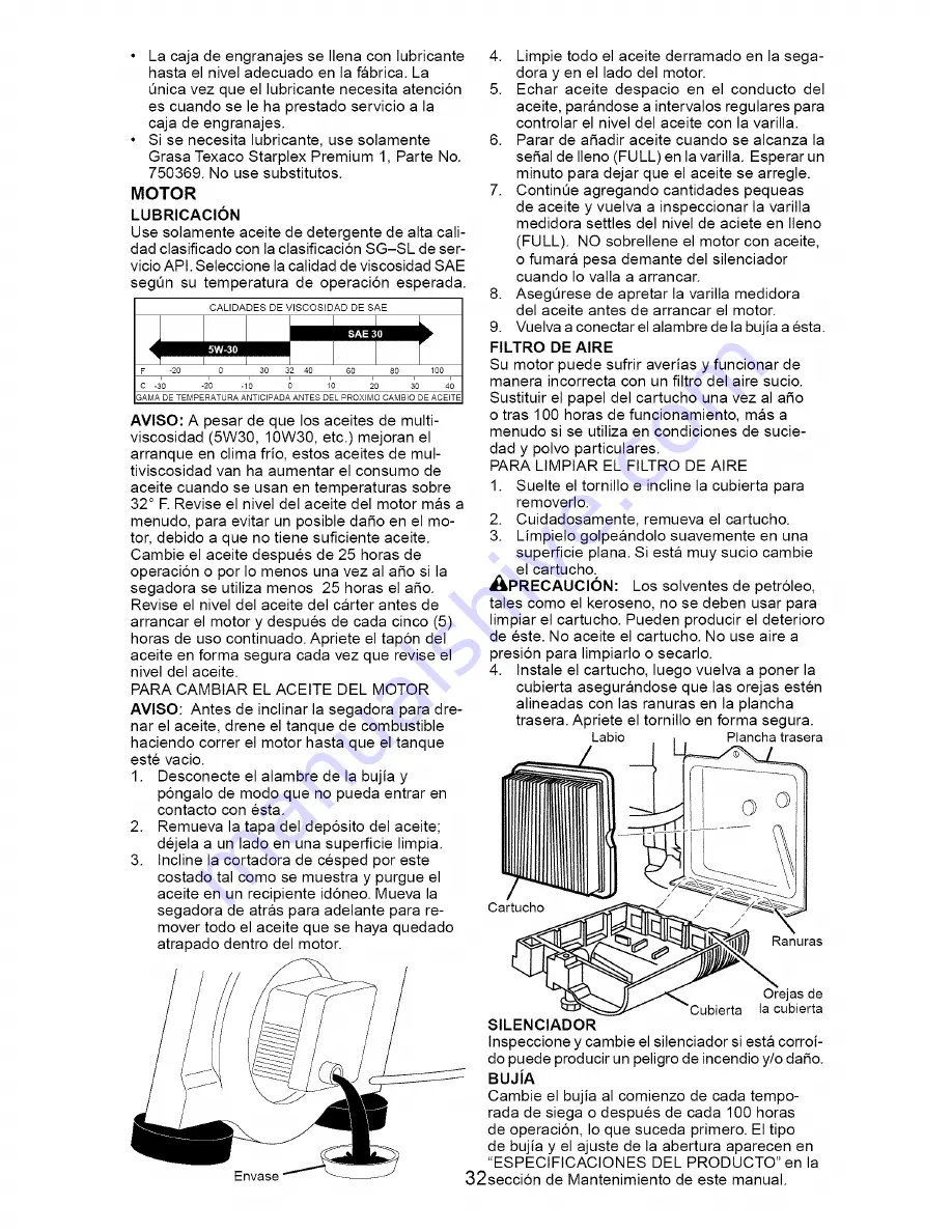 Craftsman 917.370722 Owner'S Manual Download Page 32