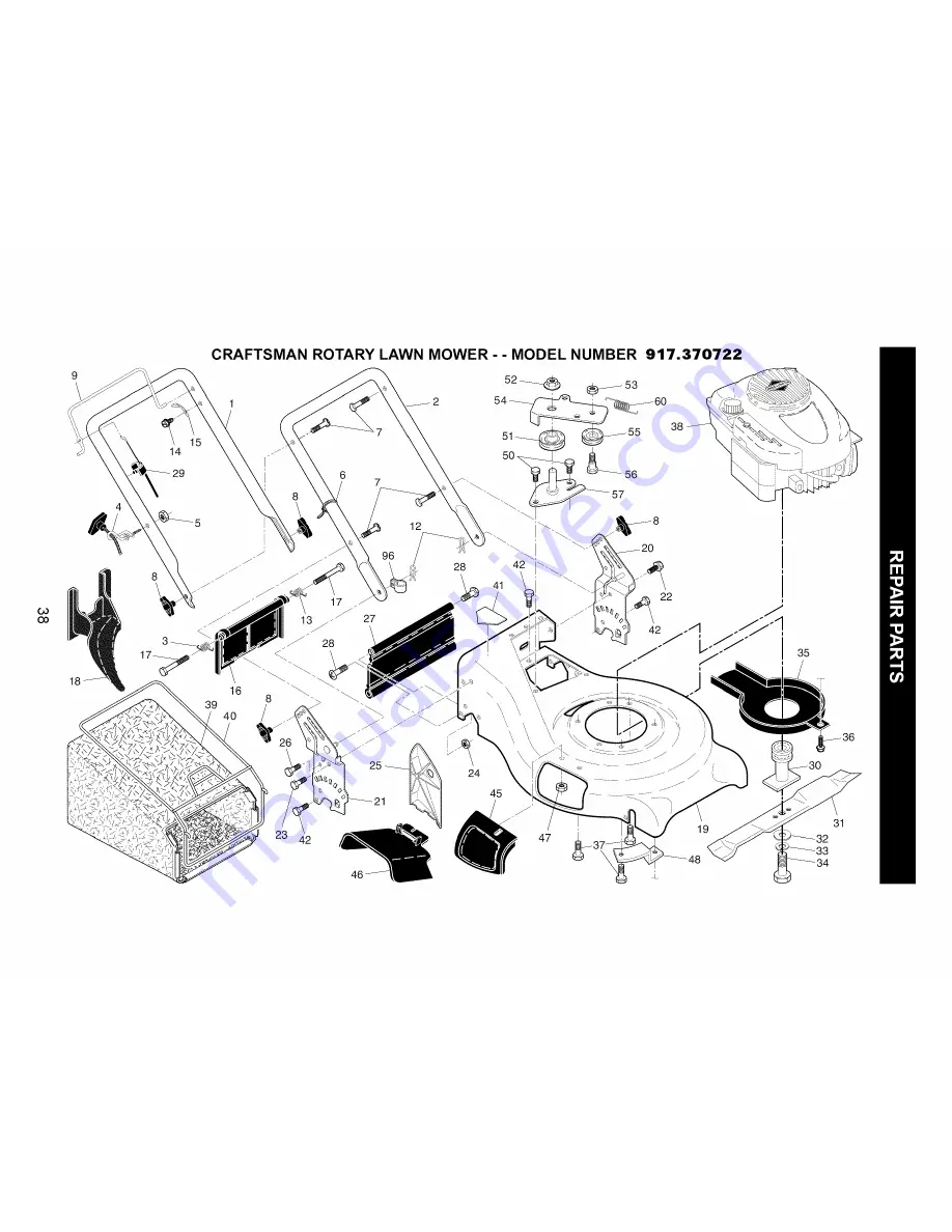 Craftsman 917.370722 Owner'S Manual Download Page 38