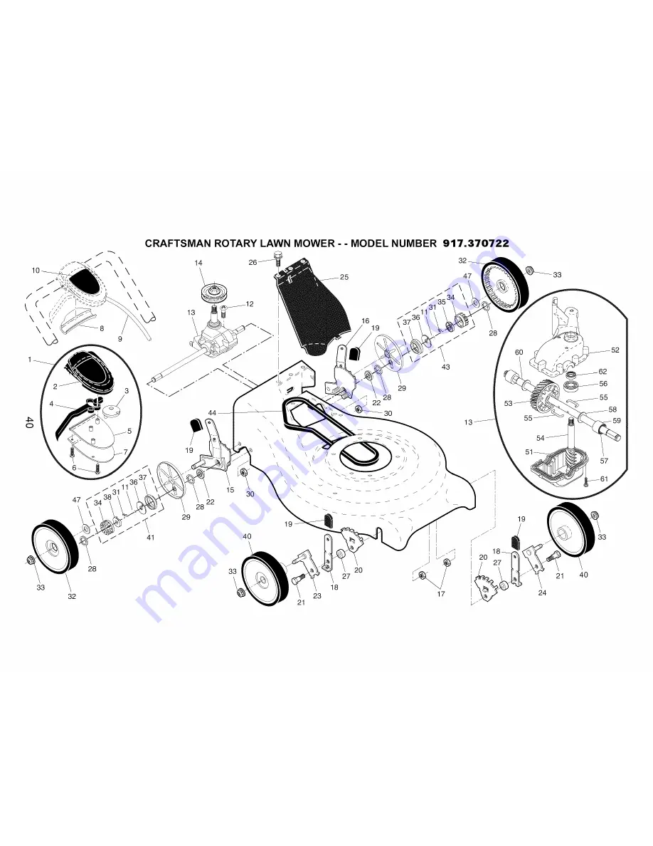 Craftsman 917.370722 Owner'S Manual Download Page 40