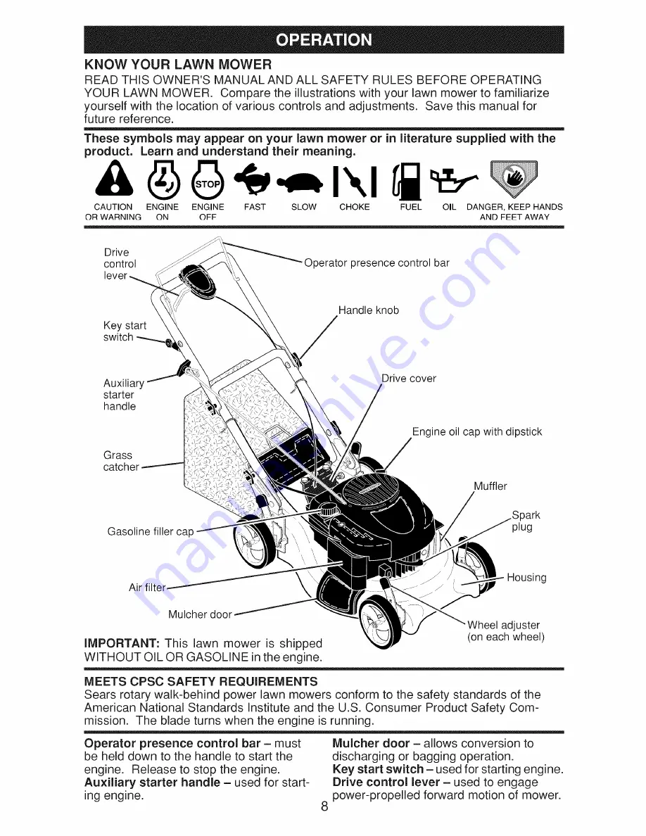 Craftsman 917.370771 Скачать руководство пользователя страница 8