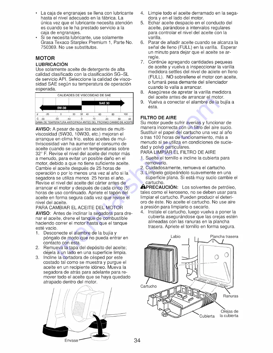 Craftsman 917.370771 Скачать руководство пользователя страница 34