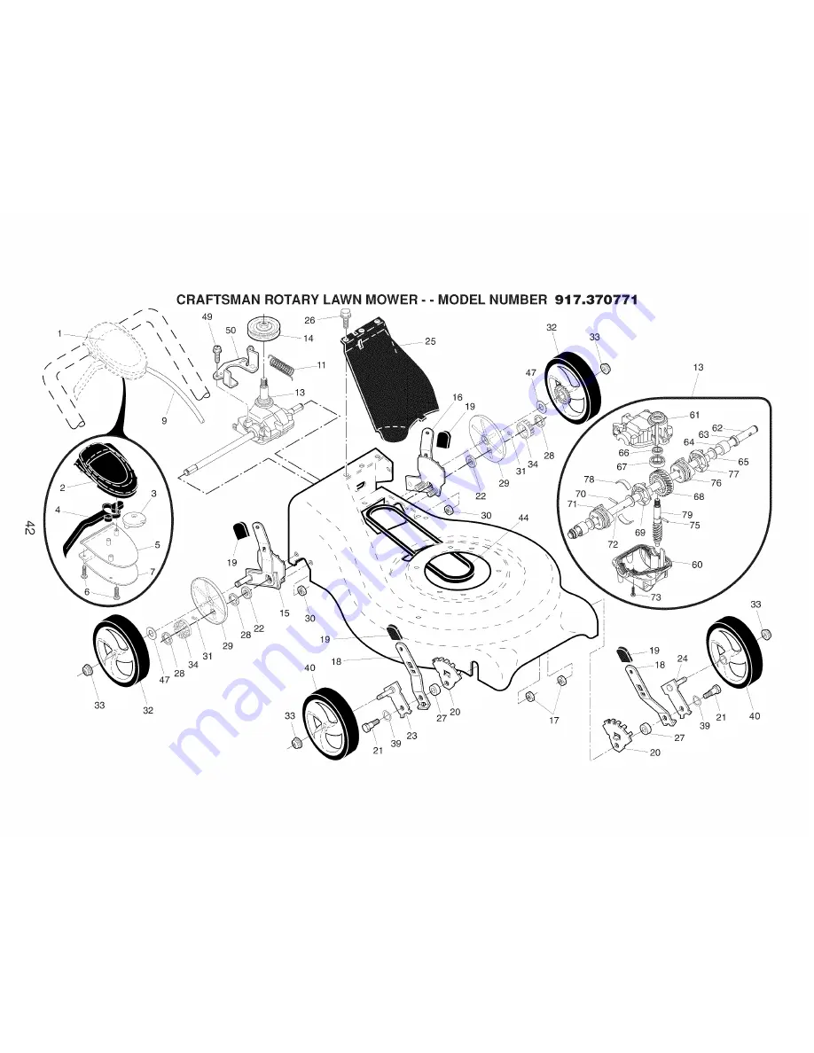 Craftsman 917.370771 Owner'S Manual Download Page 42