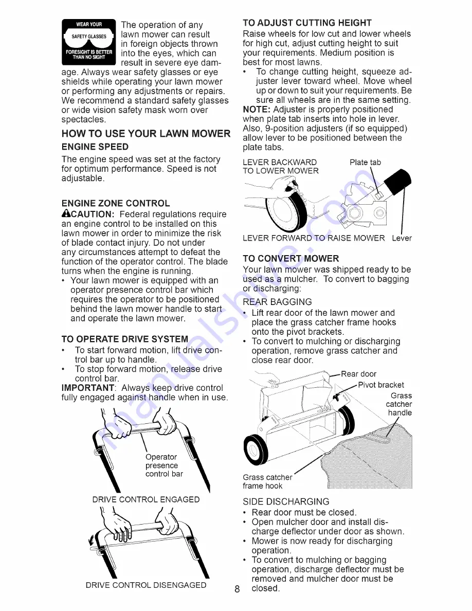 Craftsman 917.370830 Owner'S Manual Download Page 8