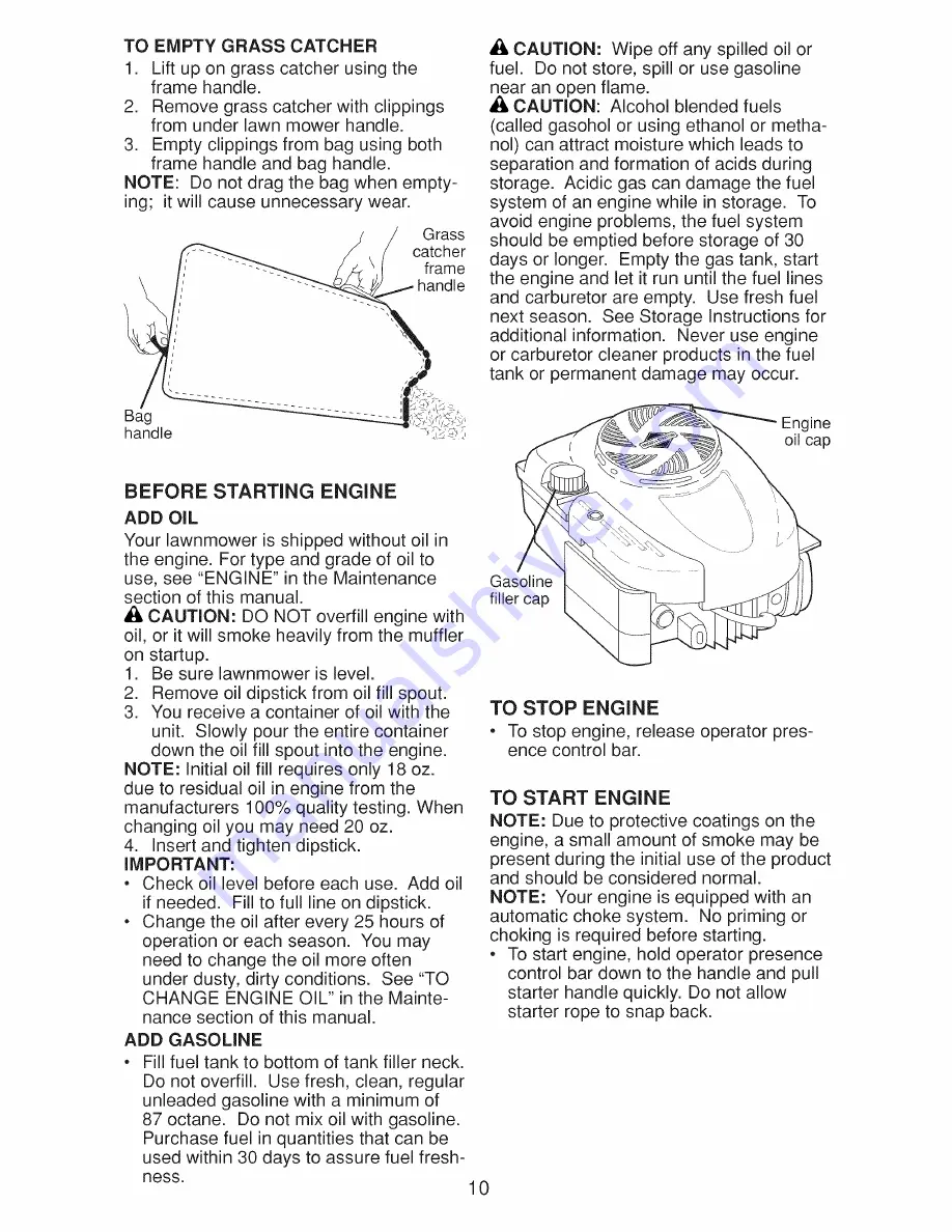 Craftsman 917.370861 Скачать руководство пользователя страница 10