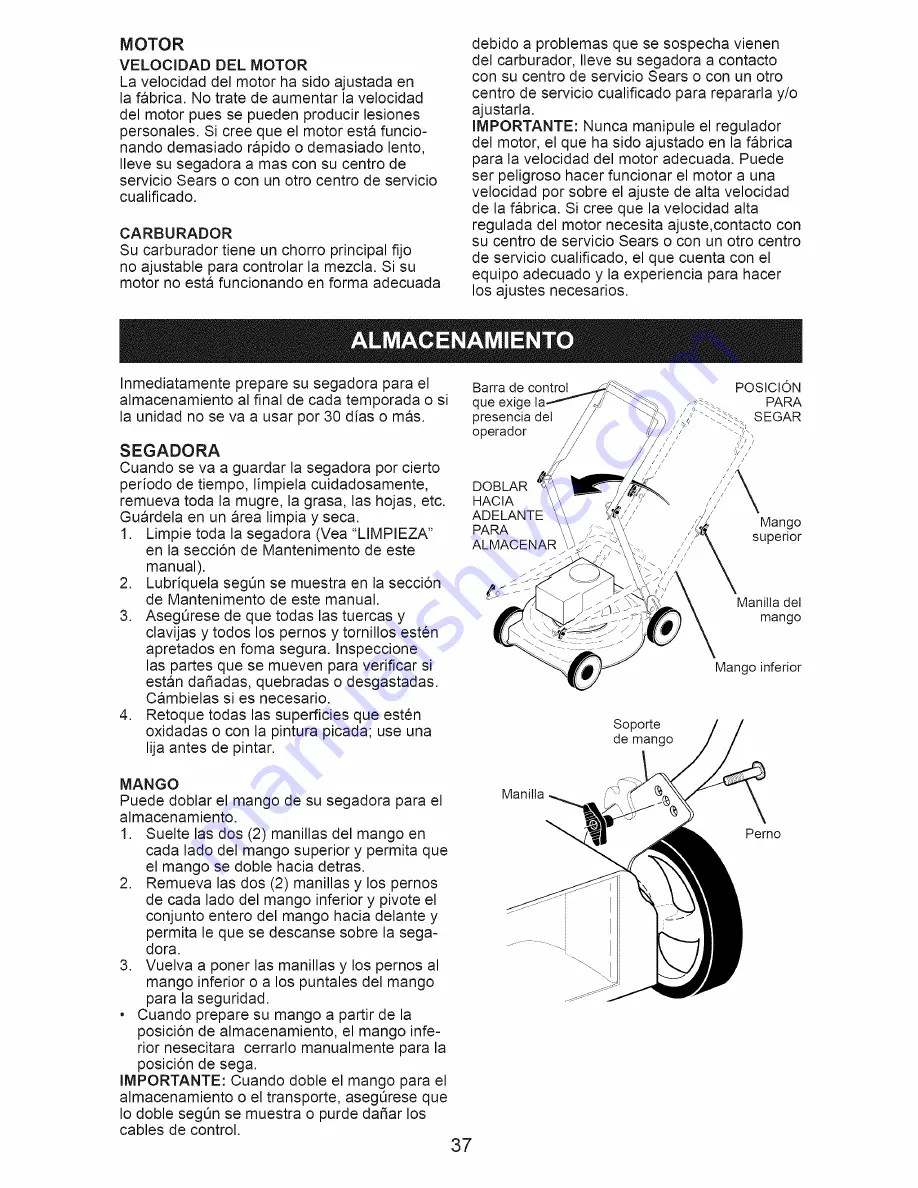 Craftsman 917.370872 Скачать руководство пользователя страница 37