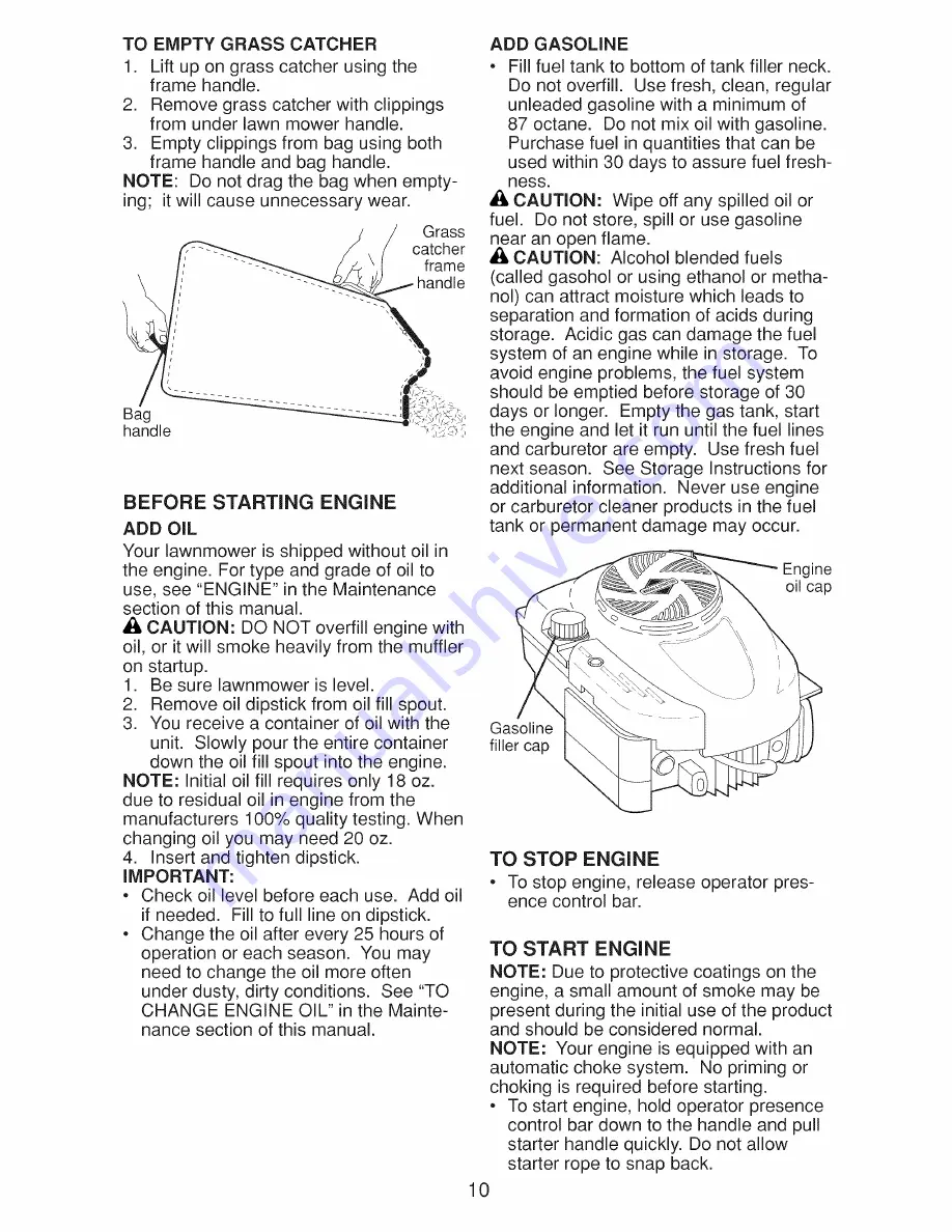 Craftsman 917.370910 Owner'S Manual Download Page 58