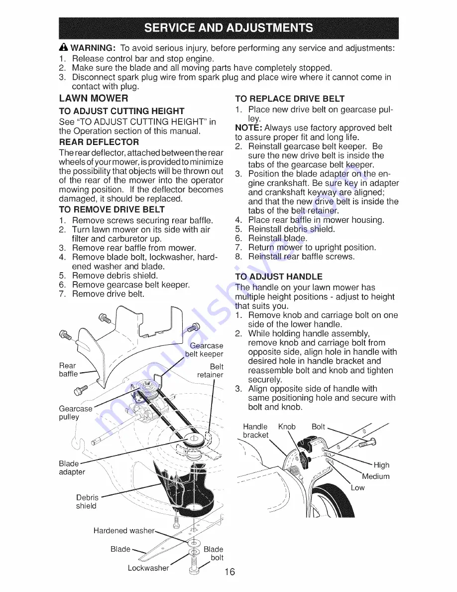 Craftsman 917.370910 Owner'S Manual Download Page 64