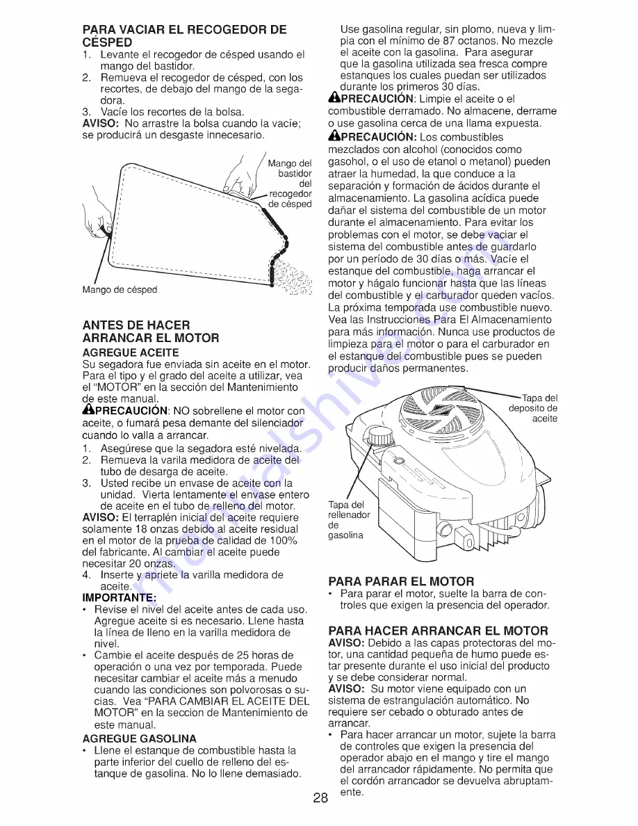 Craftsman 917.370910 Скачать руководство пользователя страница 76