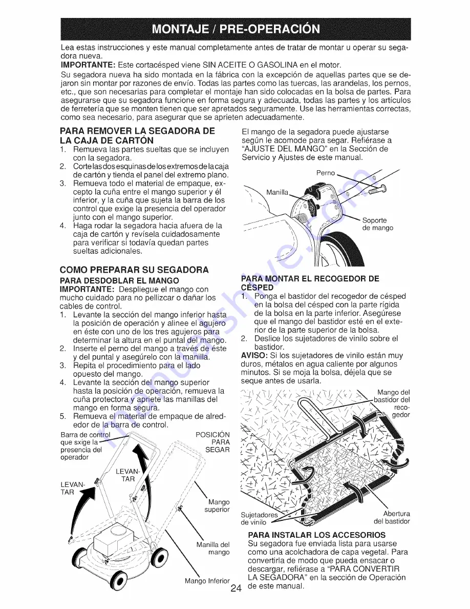 Craftsman 917.370911 Owner'S Manual Download Page 24