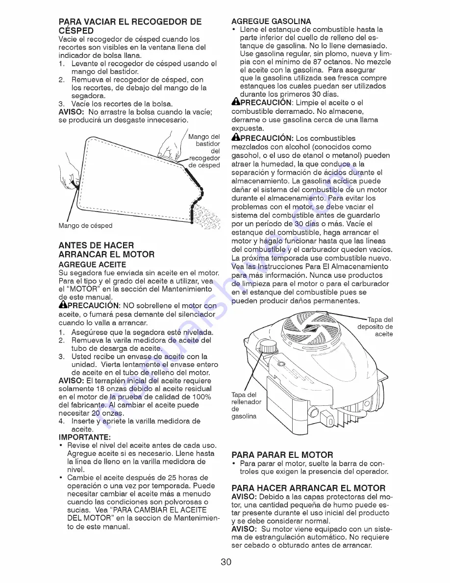 Craftsman 917.370928 Owner'S Manual Download Page 30