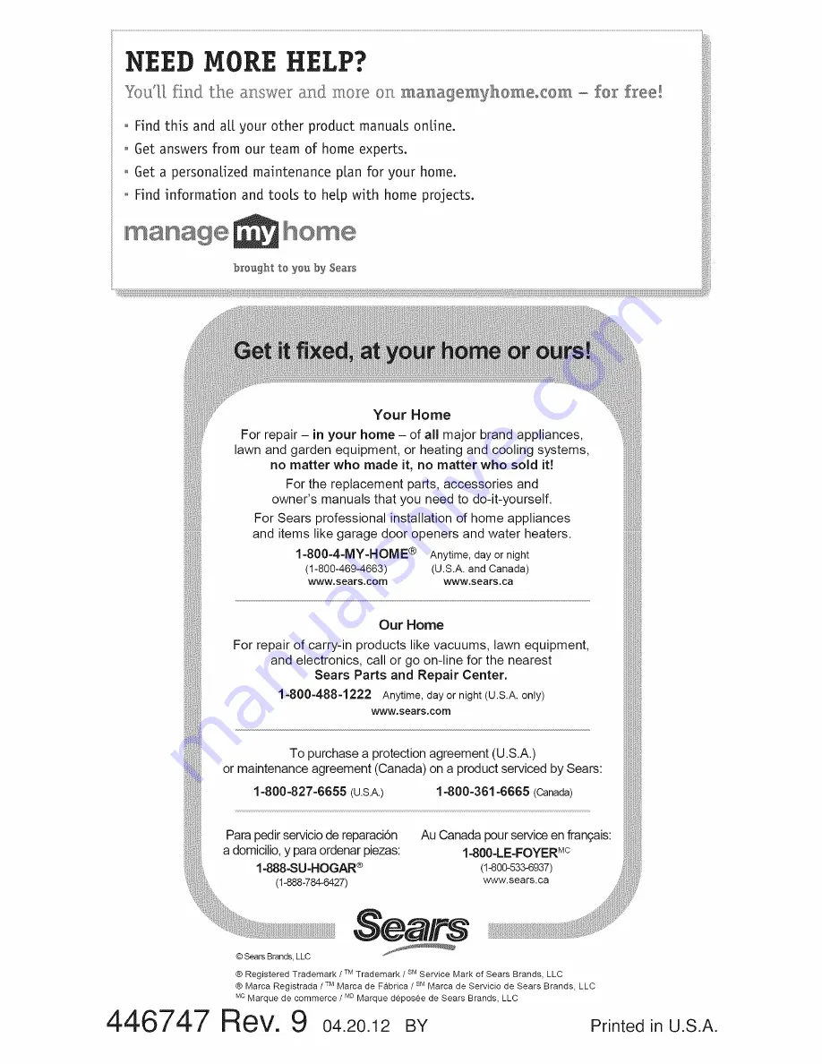 Craftsman 917.370940 Owner'S Manual Download Page 96