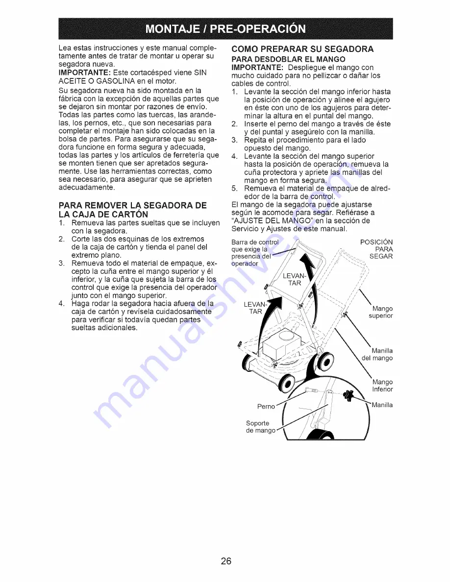 Craftsman 917.371031 Owner'S Manual Download Page 26