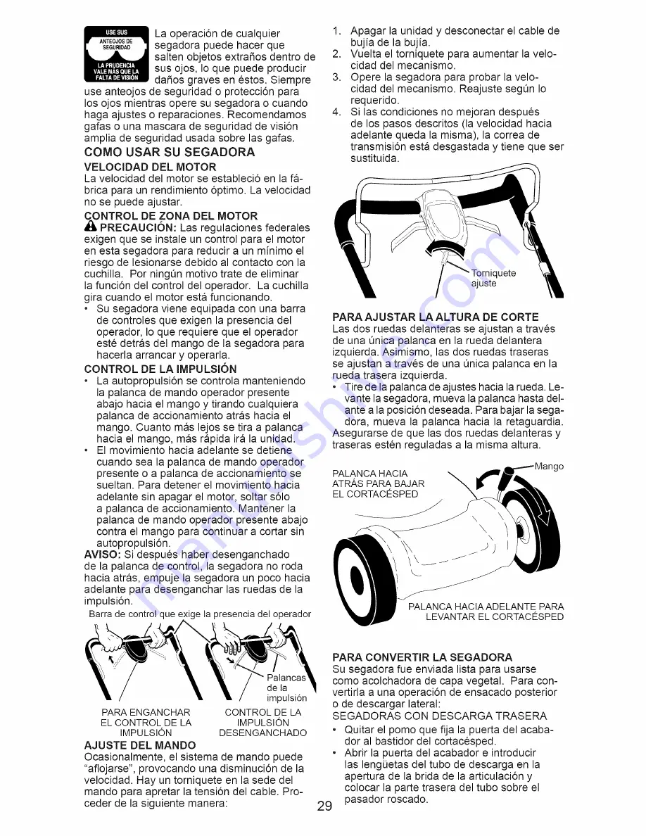 Craftsman 917.371031 Owner'S Manual Download Page 29