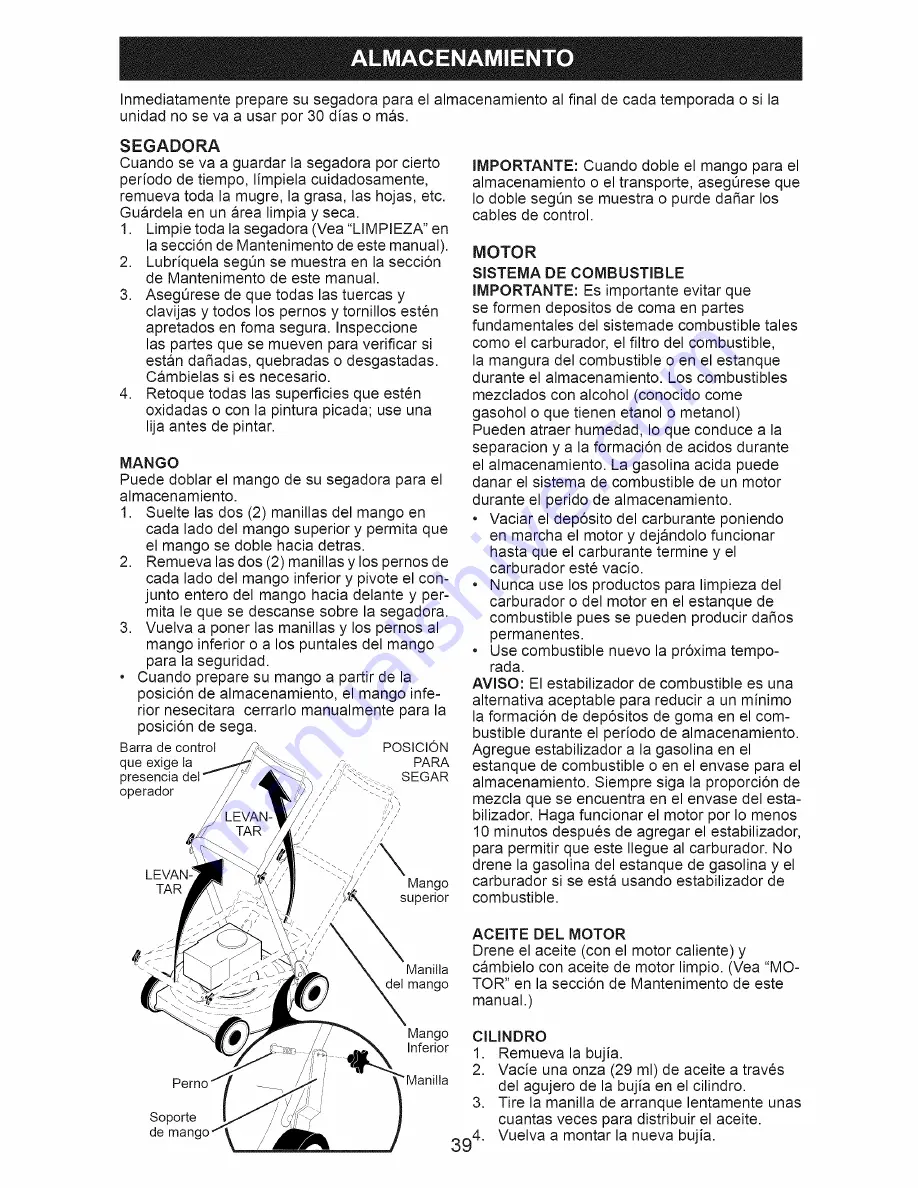 Craftsman 917.371031 Owner'S Manual Download Page 39