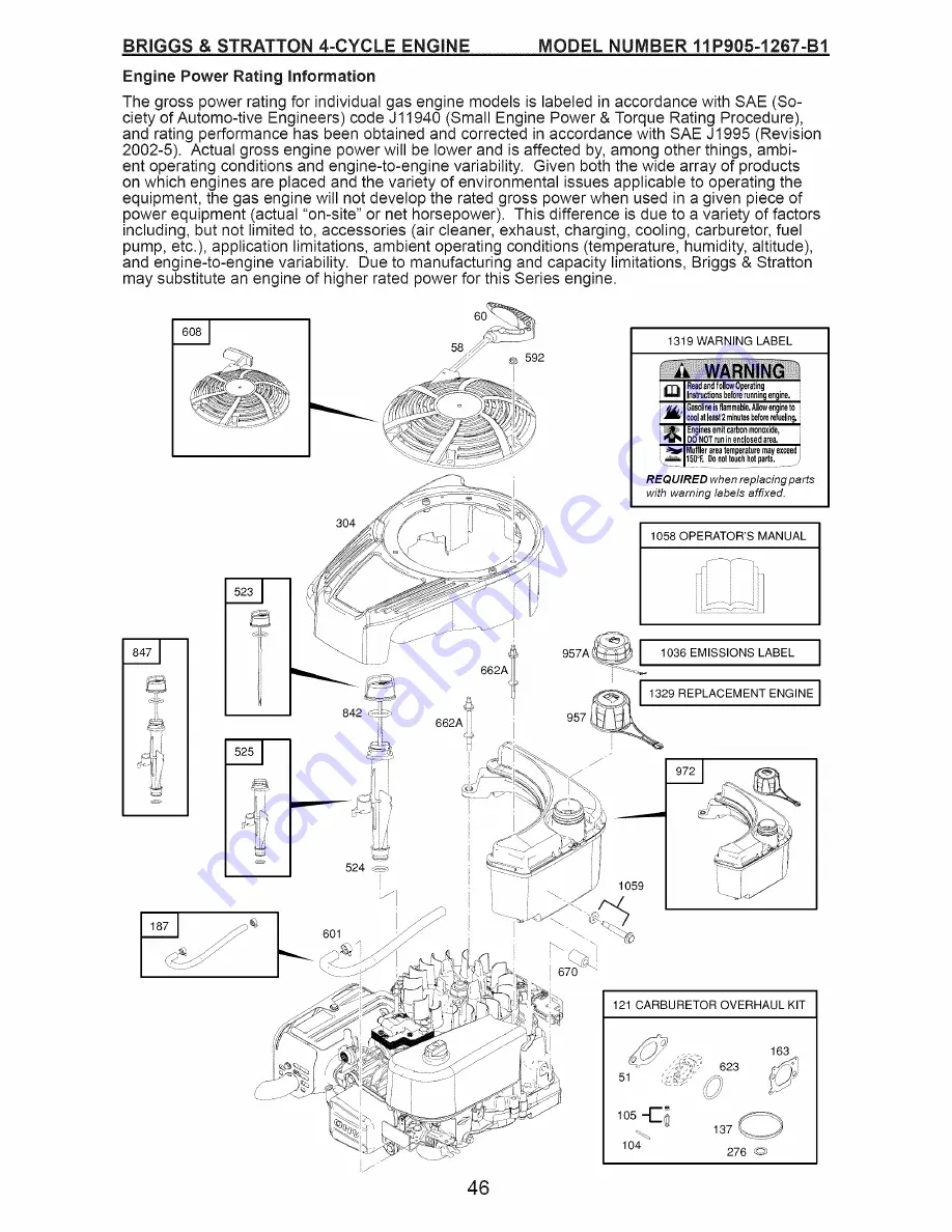 Craftsman 917.371031 Скачать руководство пользователя страница 46