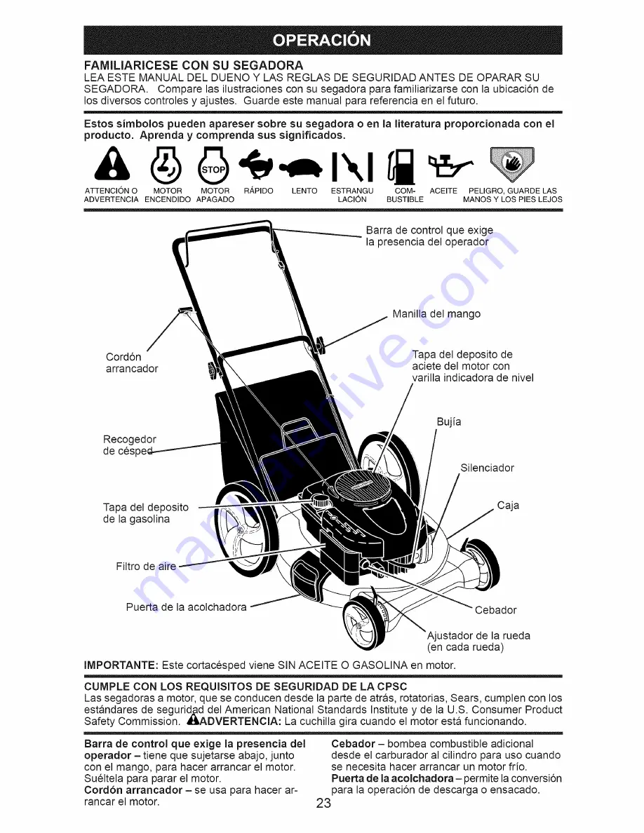 Craftsman 917.371130 Скачать руководство пользователя страница 23