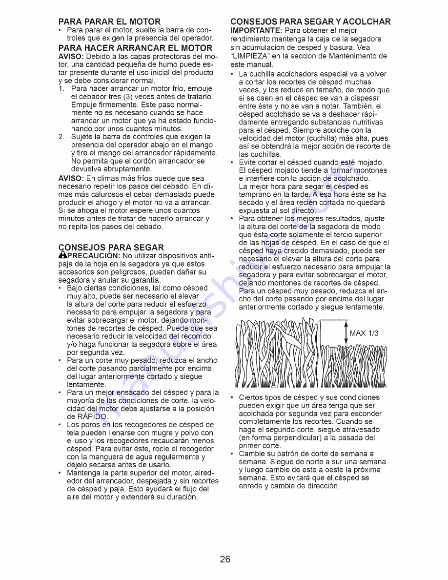 Craftsman 917.371130 Owner'S Manual Download Page 26