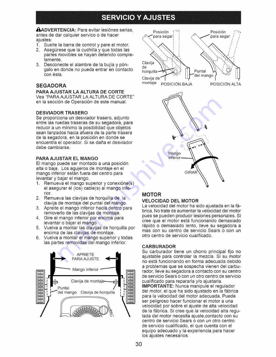 Craftsman 917.371130 Owner'S Manual Download Page 30