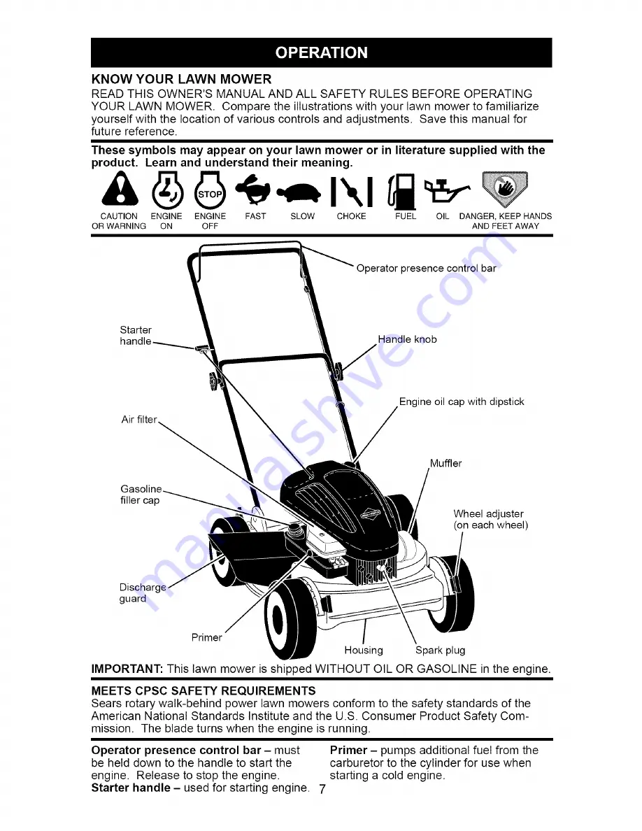 Craftsman 917.371340 Скачать руководство пользователя страница 7