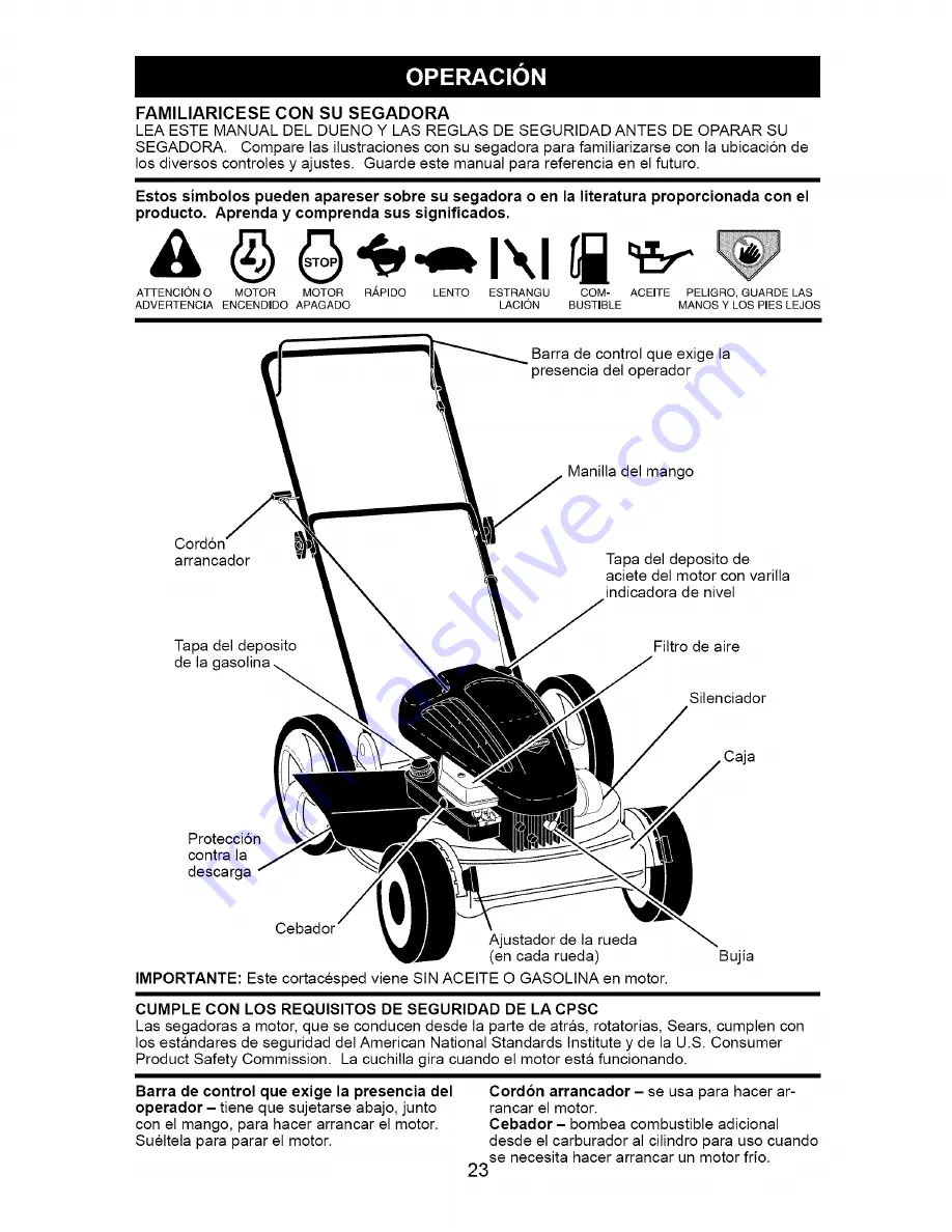 Craftsman 917.371350 Owner'S Manual Download Page 23