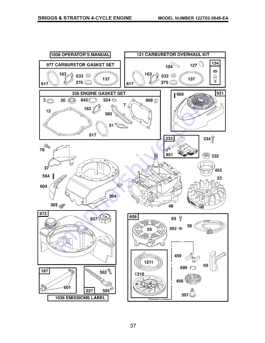 Craftsman 917.371531 Owner'S Manual Download Page 37