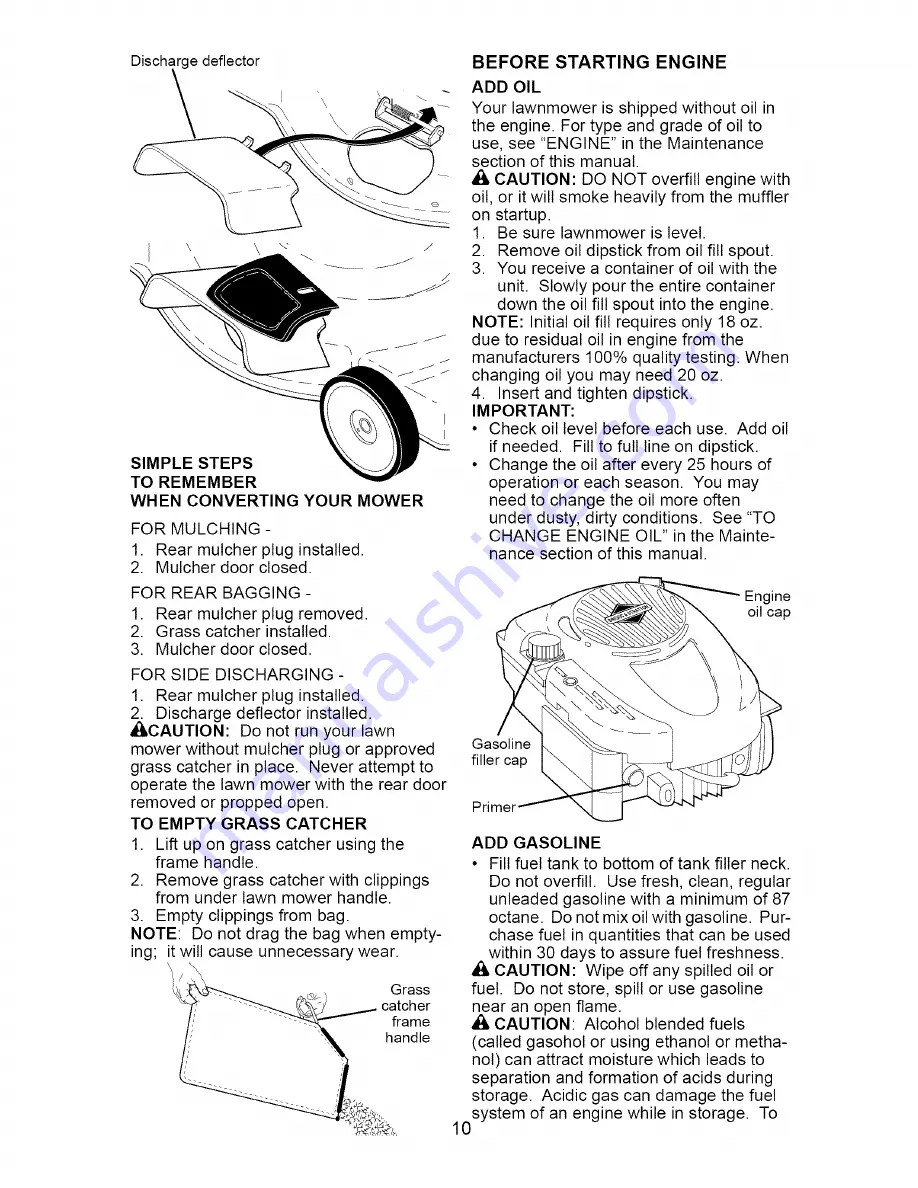 Craftsman 917.371611 Owner'S Manual Download Page 10