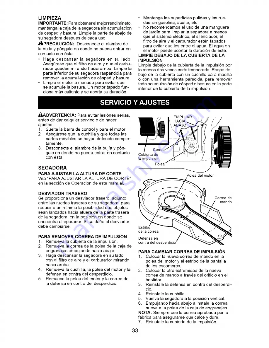 Craftsman 917.371611 Owner'S Manual Download Page 33