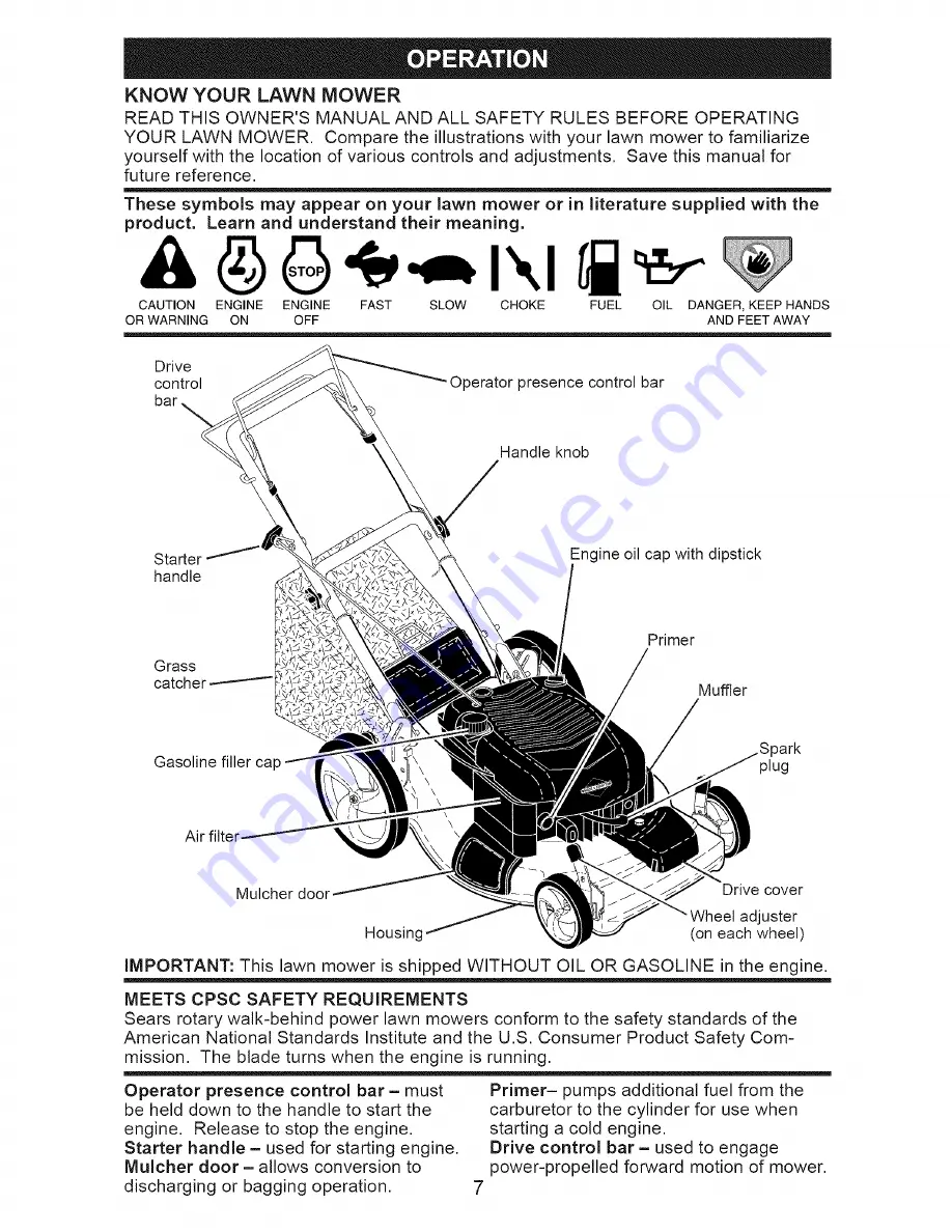 Craftsman 917.371622 Скачать руководство пользователя страница 7