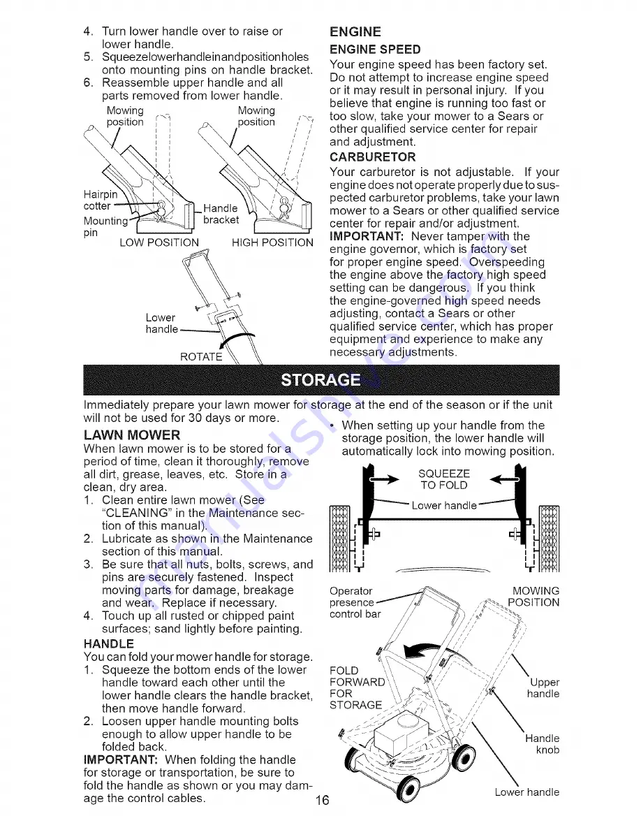 Craftsman 917.371622 Owner'S Manual Download Page 16