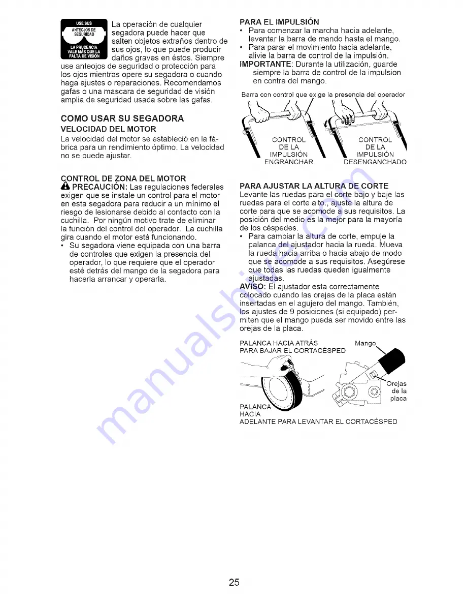 Craftsman 917.371622 Owner'S Manual Download Page 25